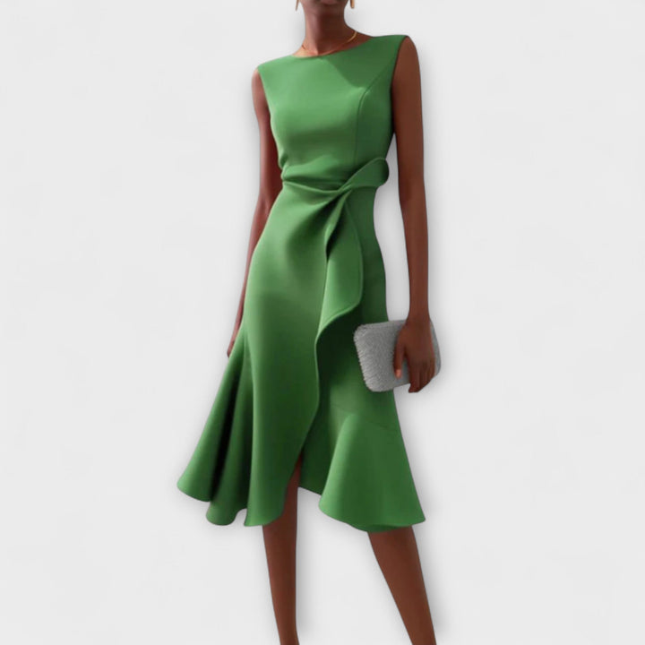 Sigrid | Verfeinerte Midi Kleid