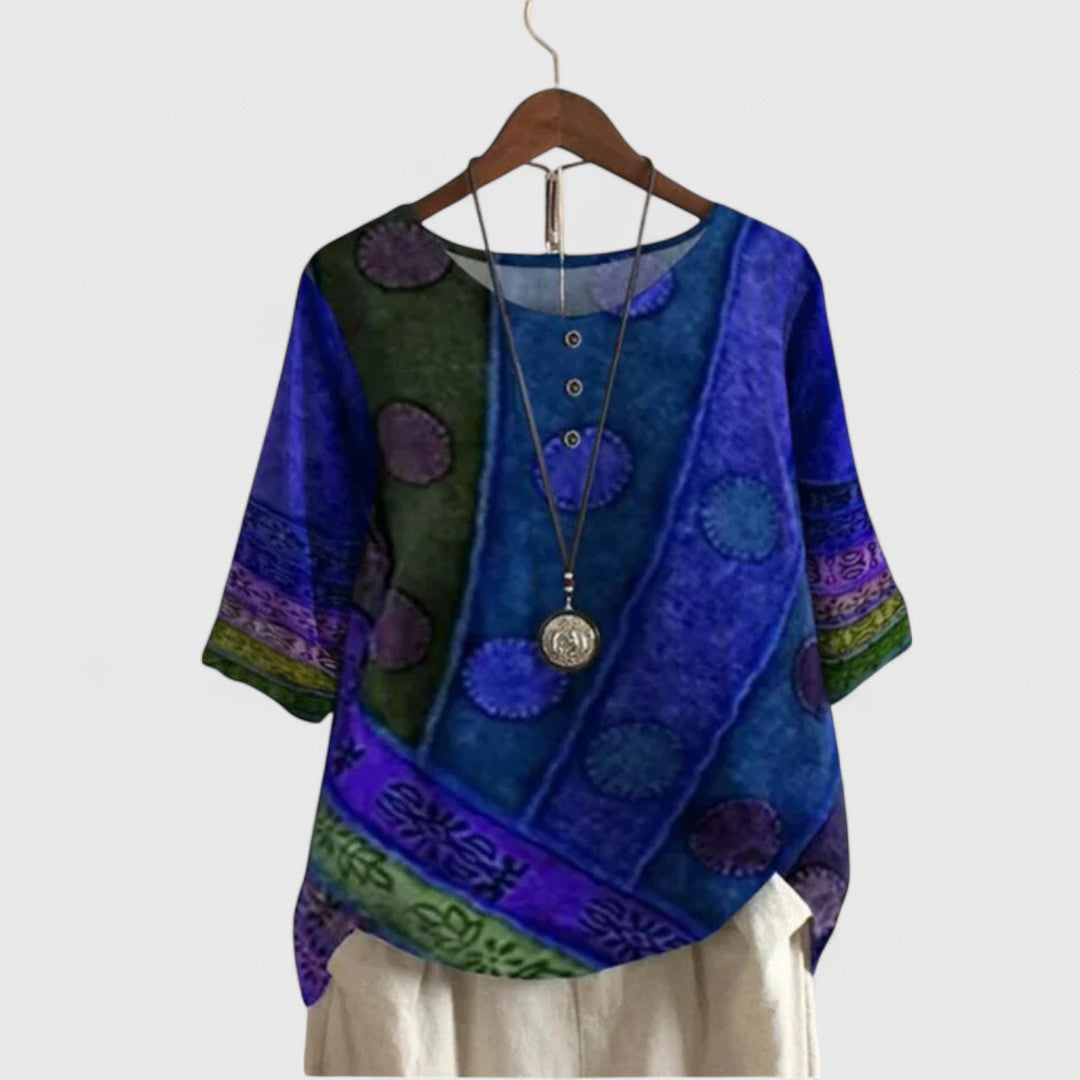 Carine | Elegantes Boho-Top