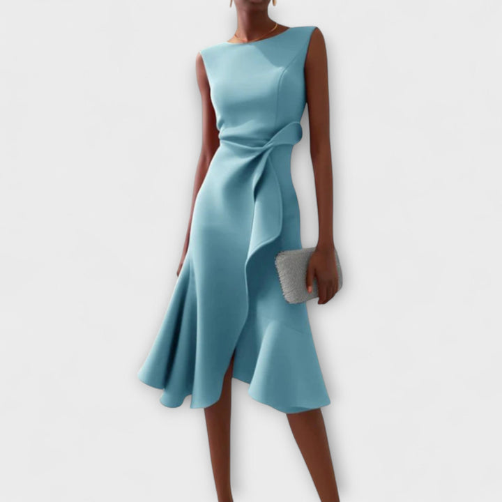 Sigrid | Verfeinerte Midi Kleid