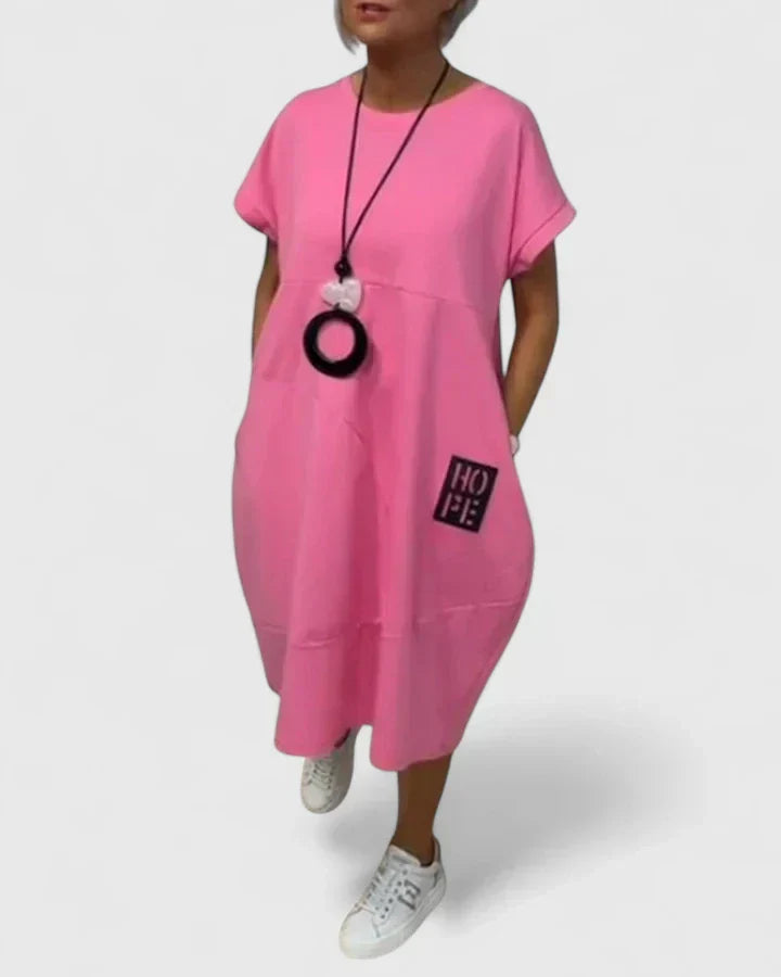 Moniek | Bequeme Midi-Kleid