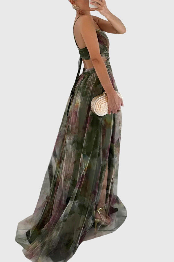 Caroline | Maxi Blumenkleid