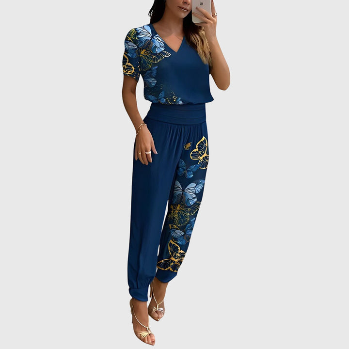 Melanie | Elegantes Blusen- und Hosen-Set