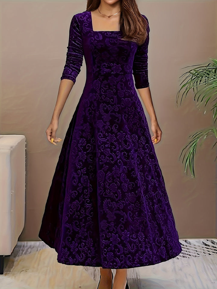 Isa | Maxikleid Elegante mit Muster