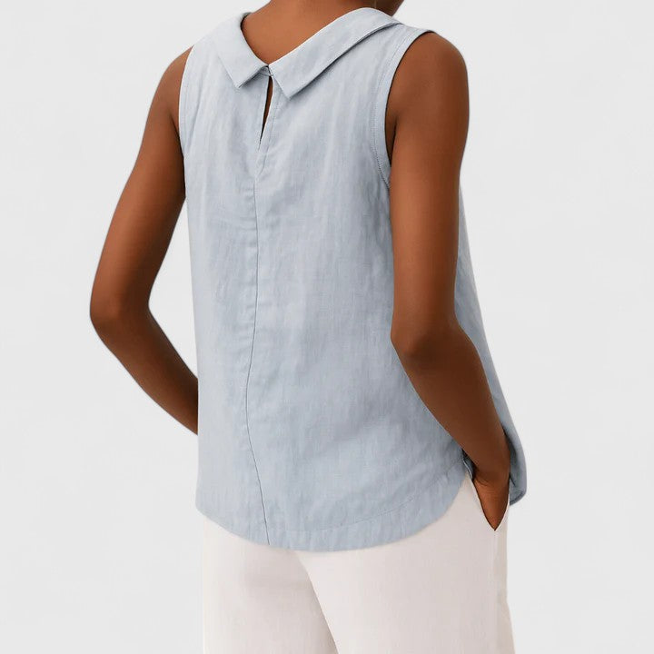 Lydia | Elegantes Top mit Kragen