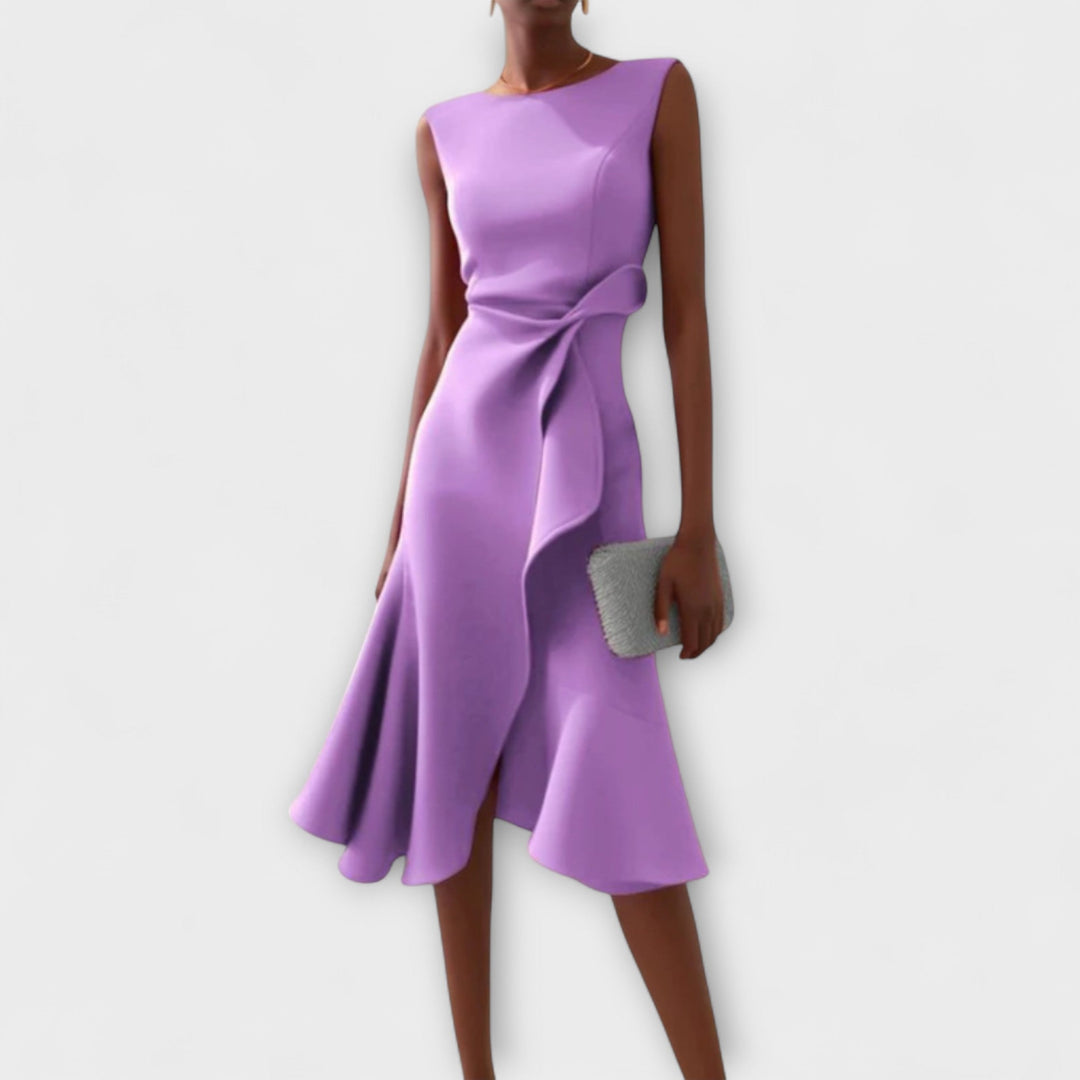 Sigrid | Verfeinerte Midi Kleid