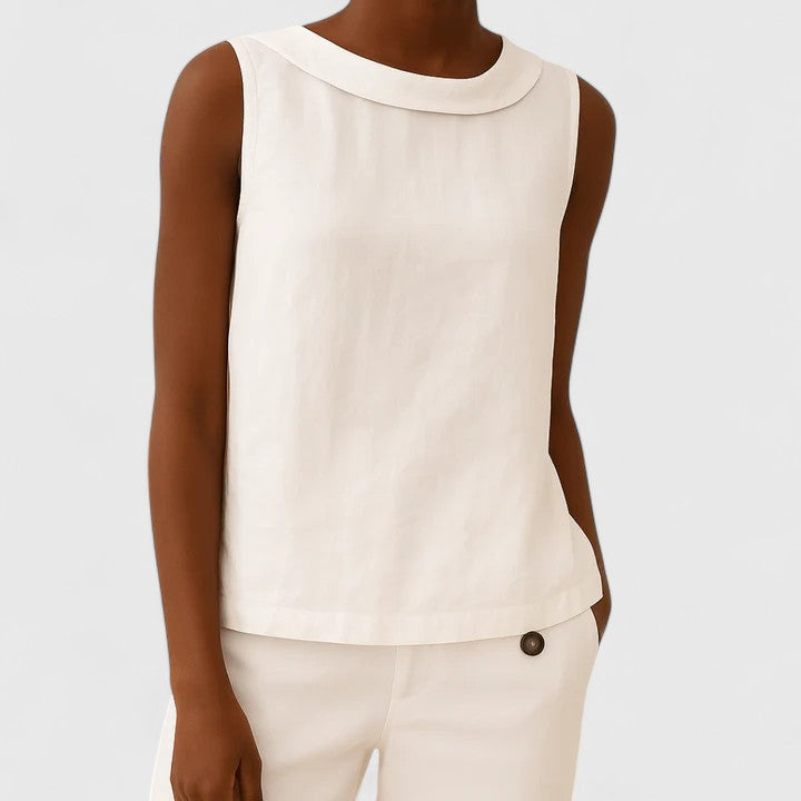 Lydia | Elegantes Top mit Kragen