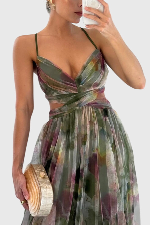 Caroline | Maxi Blumenkleid