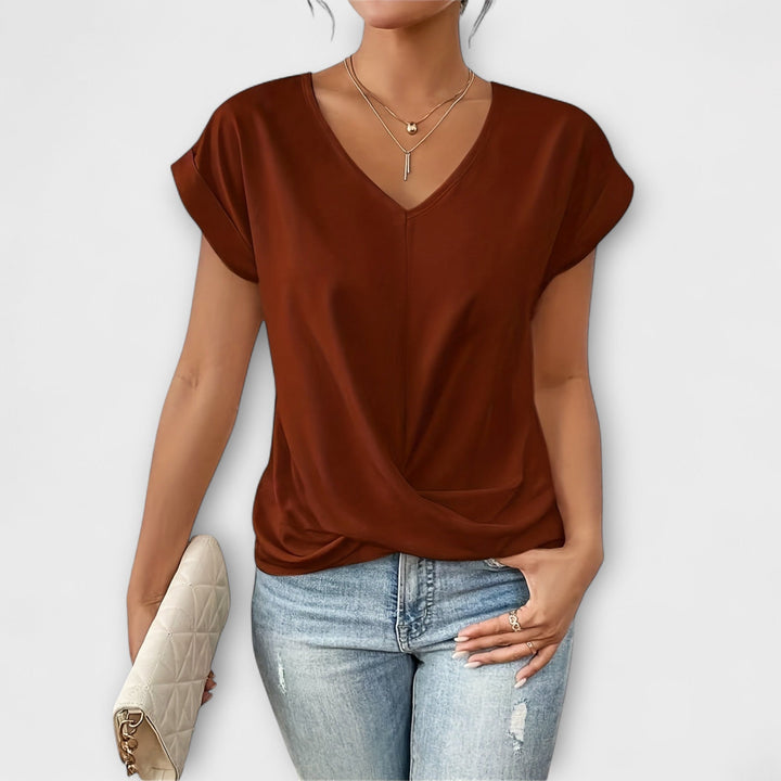 Truus | Elegantes Top mit V-Ausschnitt