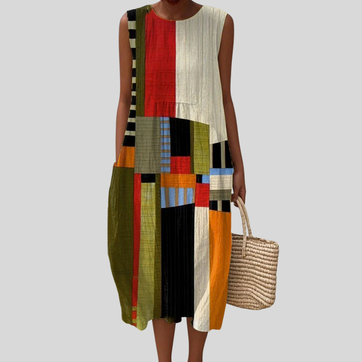 Flavie - Fließendes und komfortables Kleid