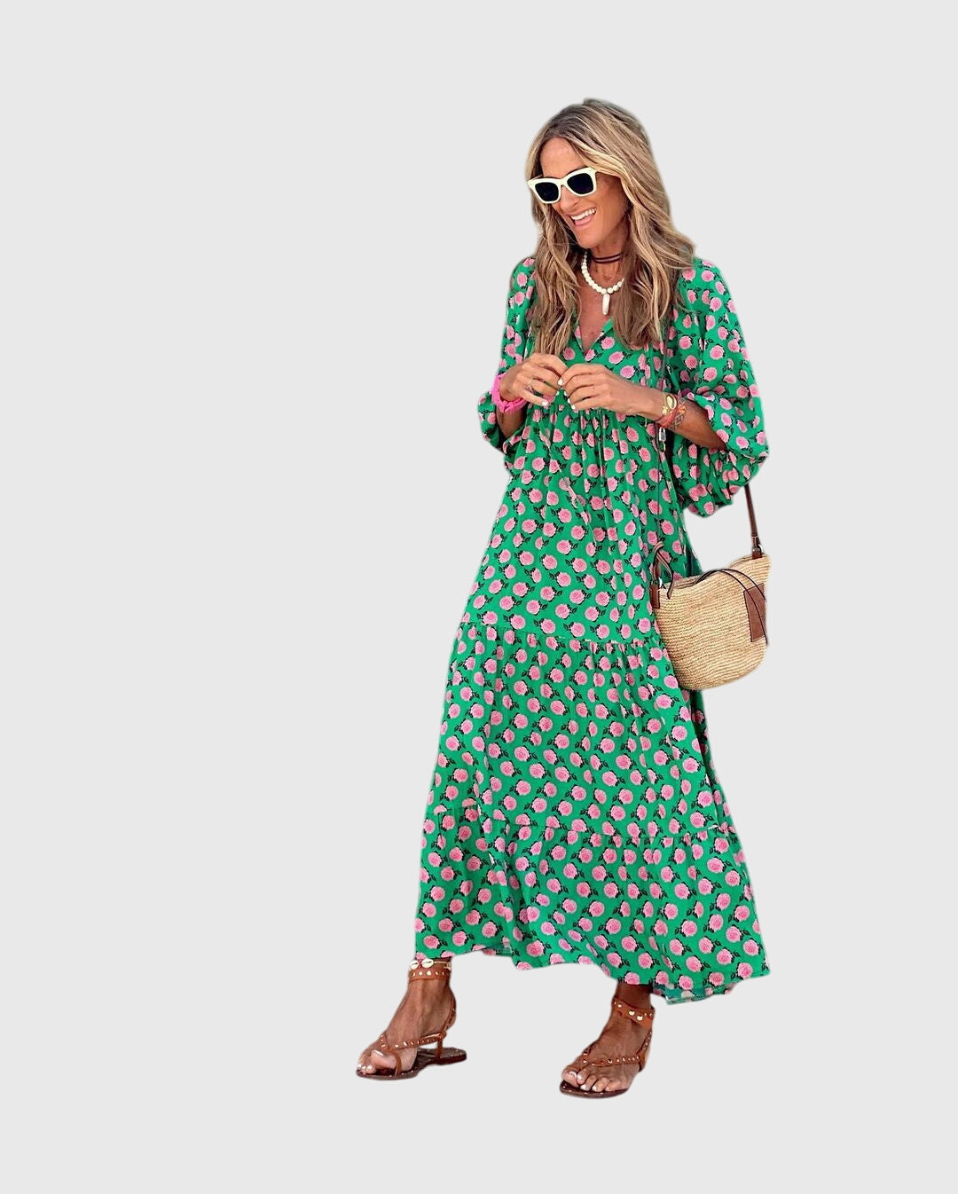 Heleen | Maxi Bohemian Kleid