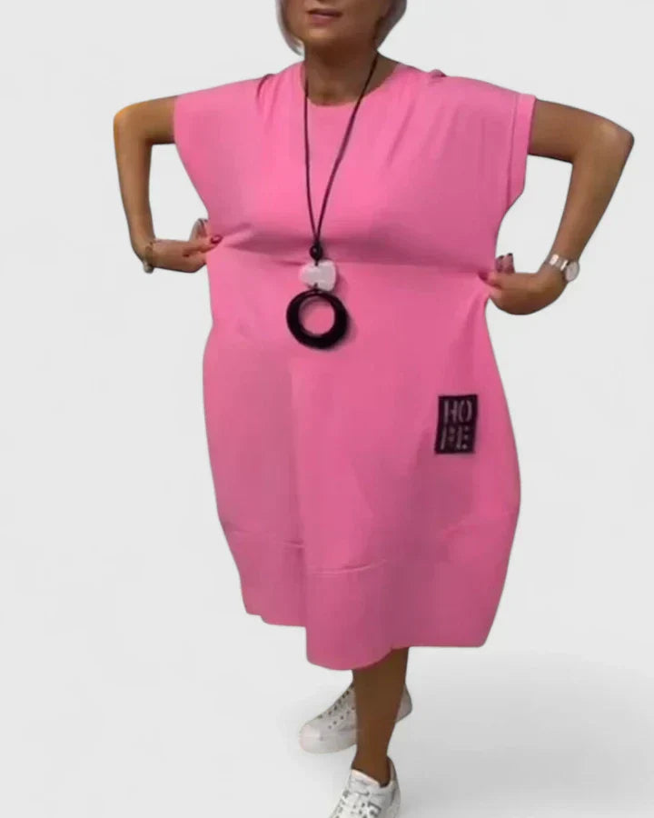 Moniek | Bequeme Midi-Kleid