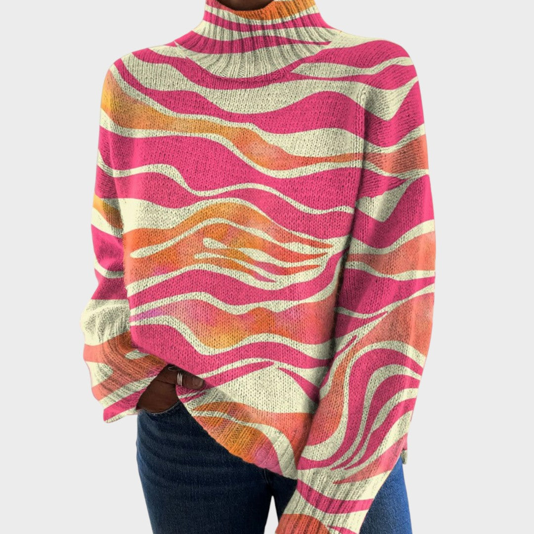 Lúcia - Künstlerischer Strickpullover