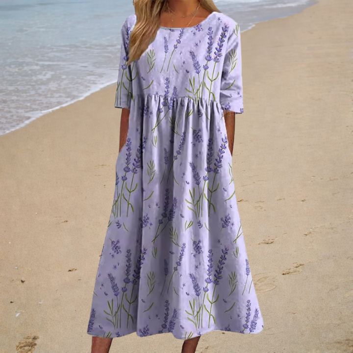 Thais - Langes, fließendes, schickes und bequemes Kleid