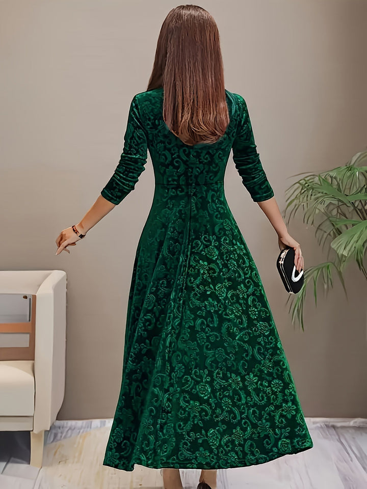 Isa | Maxikleid Elegante mit Muster
