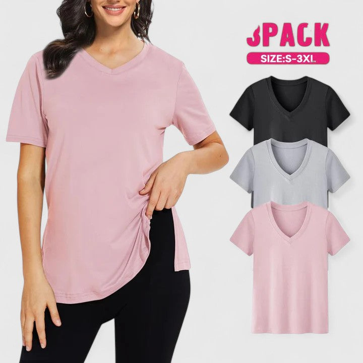 Lydia | Bequemes T-Shirt 3er-Pack