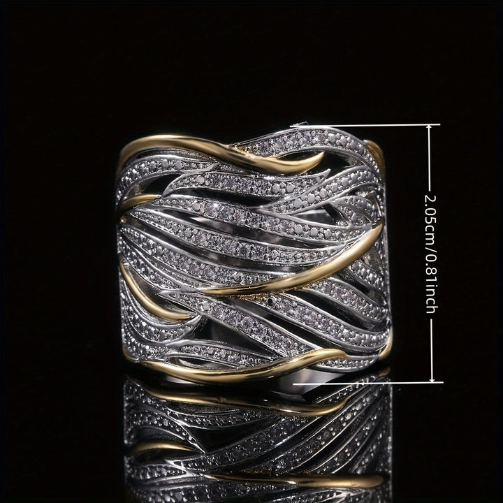 Eleganter Geflochtener Ring