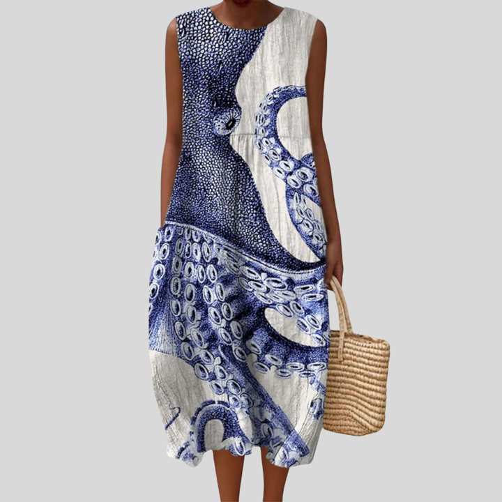 Oriane - Fließendes und bequemes Kleid