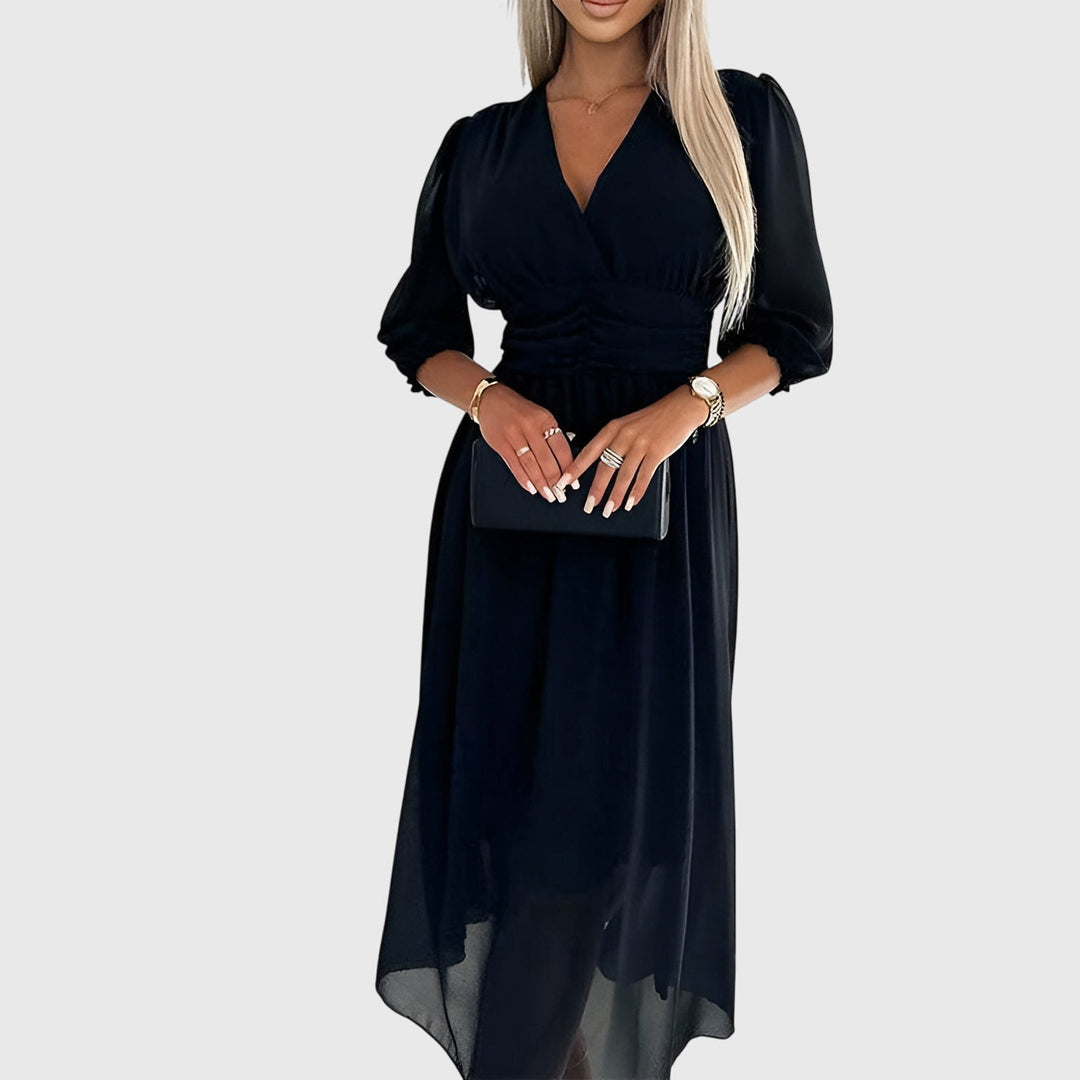 Lineke | Leichte Seiden Chiffon Kleid