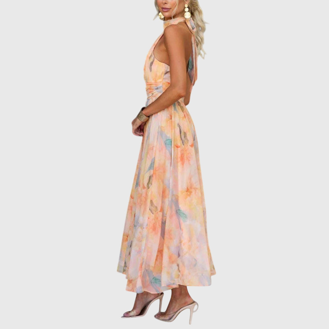 Vera | Maxikleid mit Offenem Rücken