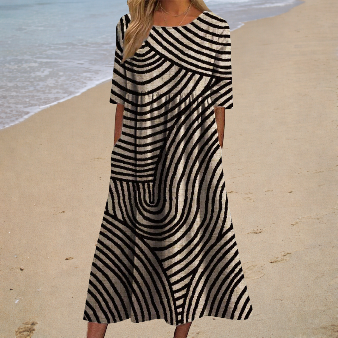 Thais - Langes, fließendes, schickes und bequemes Kleid