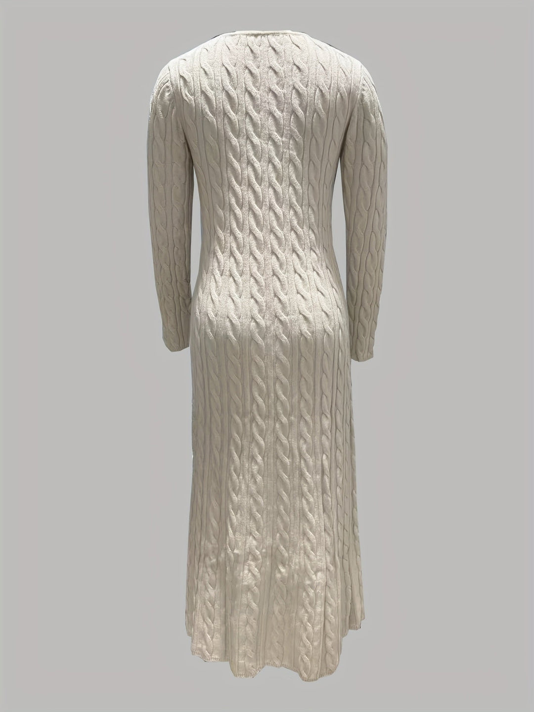 Sarah | Bequeme Maxi Kleid aus Kabelstrick