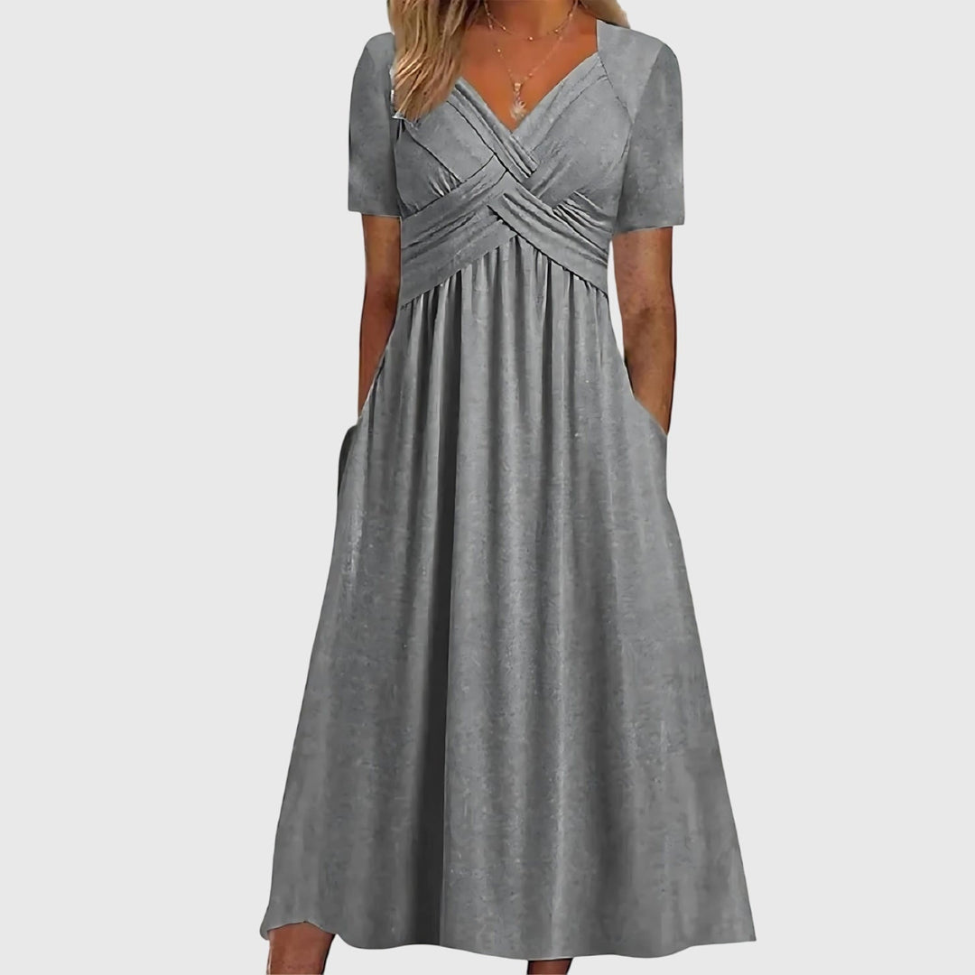 Renate | Midi Kleid mit Bauchkontrolle