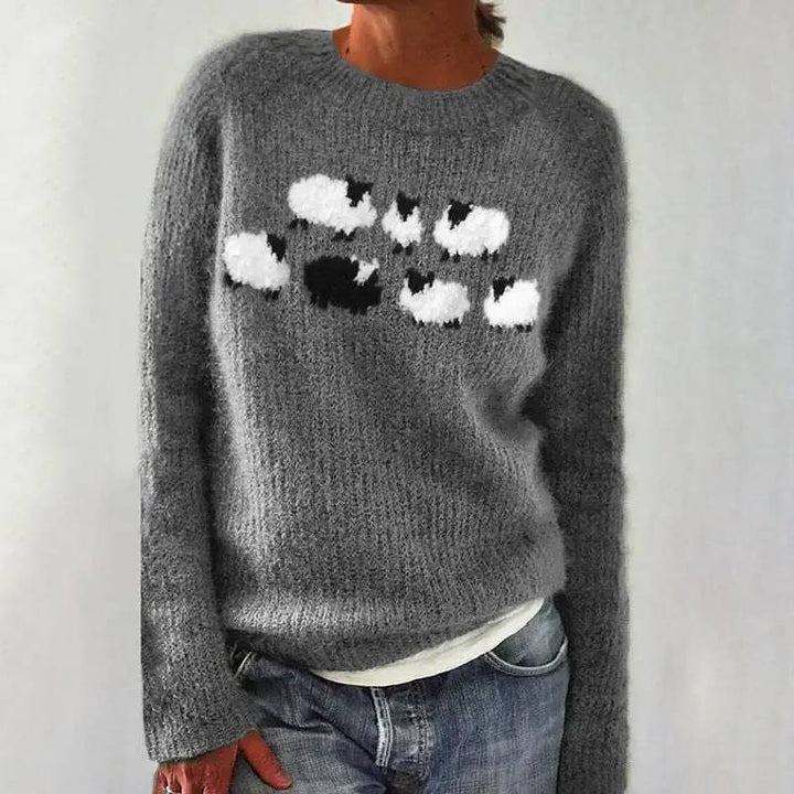 Almut | Vintage-Strickpullover