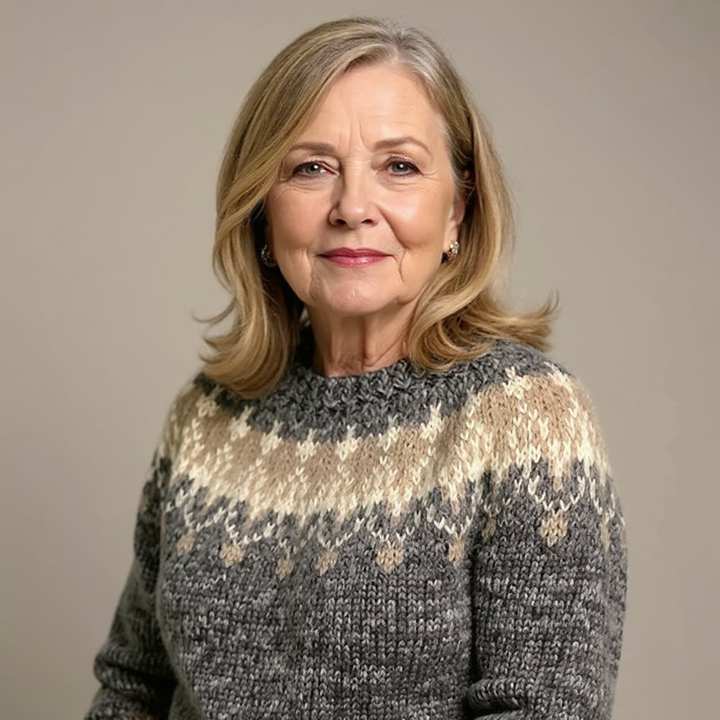 Caroline | Vintage-Strickpullover