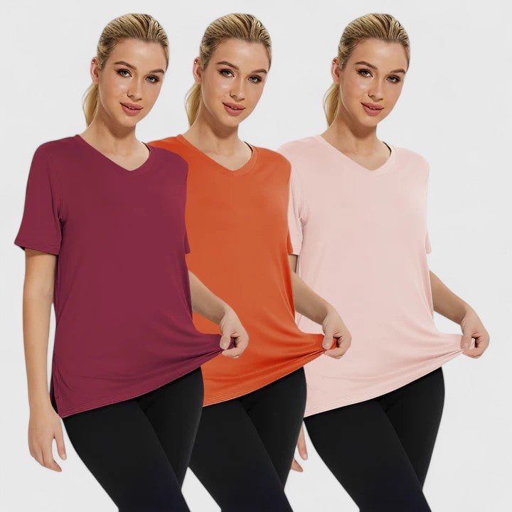 Lydia | Bequemes T-Shirt 3er-Pack