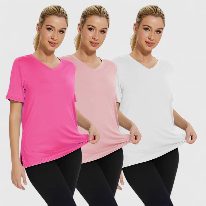 Lydia | Bequemes T-Shirt 3er-Pack