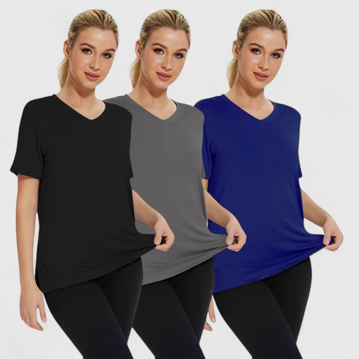 Lydia | Bequemes T-Shirt 3er-Pack
