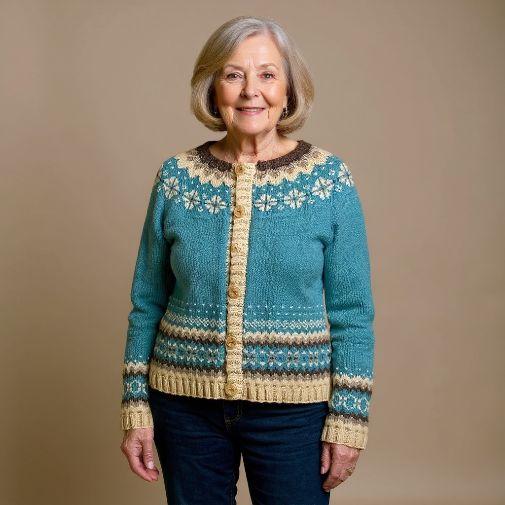Traudel | Vintage-Strickjacke