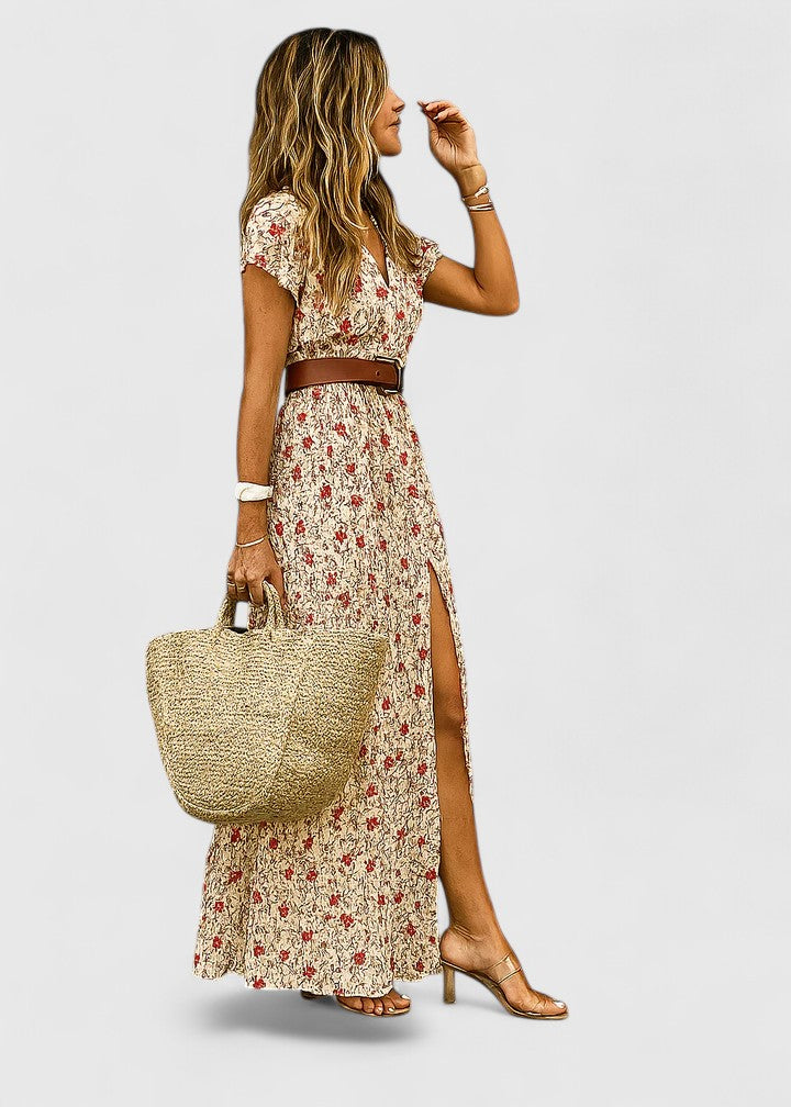 Caroline | Elegantes Maxi Boho Kleid