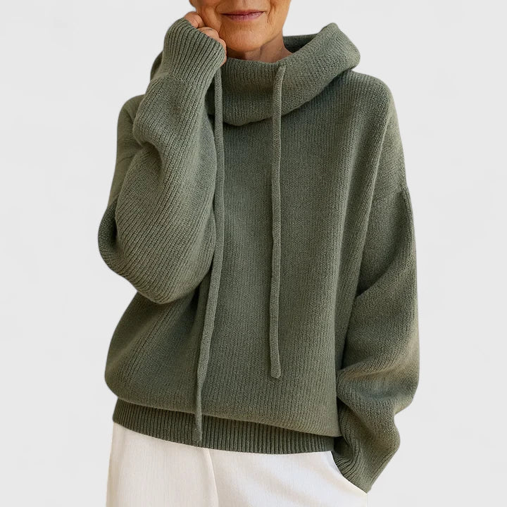 Monique | Bequemer Strick-Hoodie