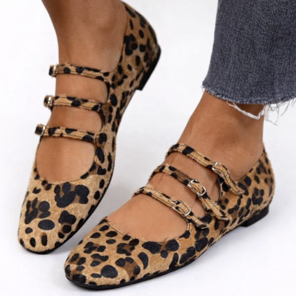 Angelie - Schuhe mit Leopardenmuster