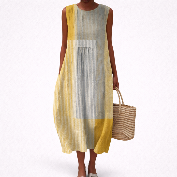 Joy - Bequeme Sommerkleid ohne Ärmel