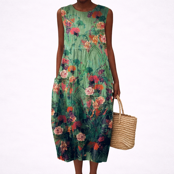 Juliette - Bequeme Sommerkleid ohne Ärmel