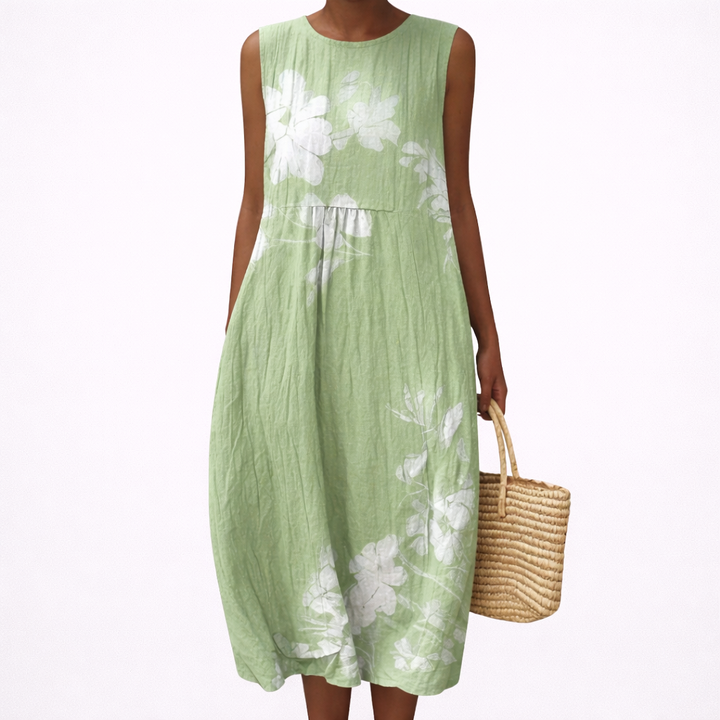 Éwan - Bequeme Sommerkleid ohne Ärmel