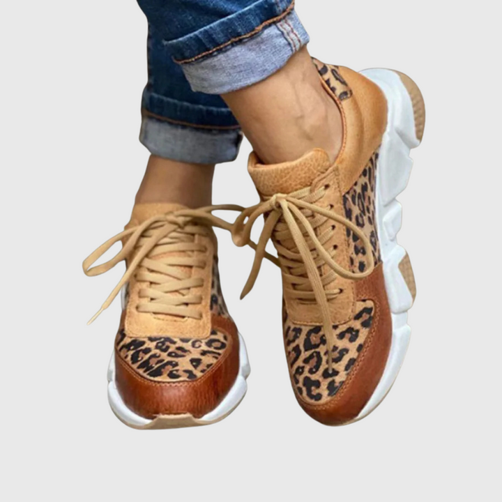 Inge | Bequeme Leoparden Sneakers