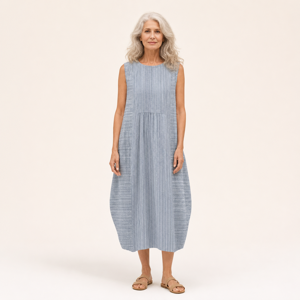 Enzo - Bequeme Sommerkleid ohne Ärmel