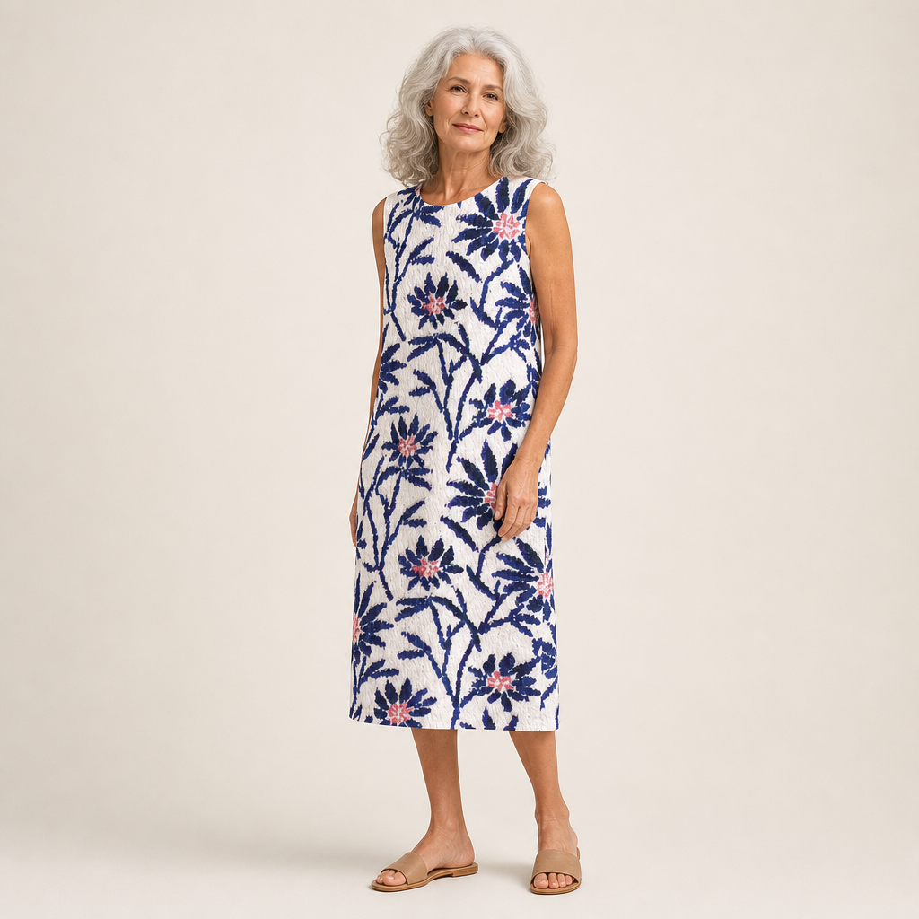 Remi - Bequeme Sommerkleid ohne Ärmel