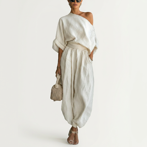Helene | Zweiteiliges Set mit Off-Shoulder-Oberteil
