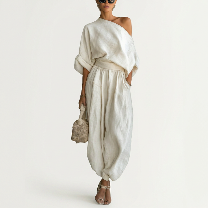 Helene | Zweiteiliges Set mit Off-Shoulder-Oberteil