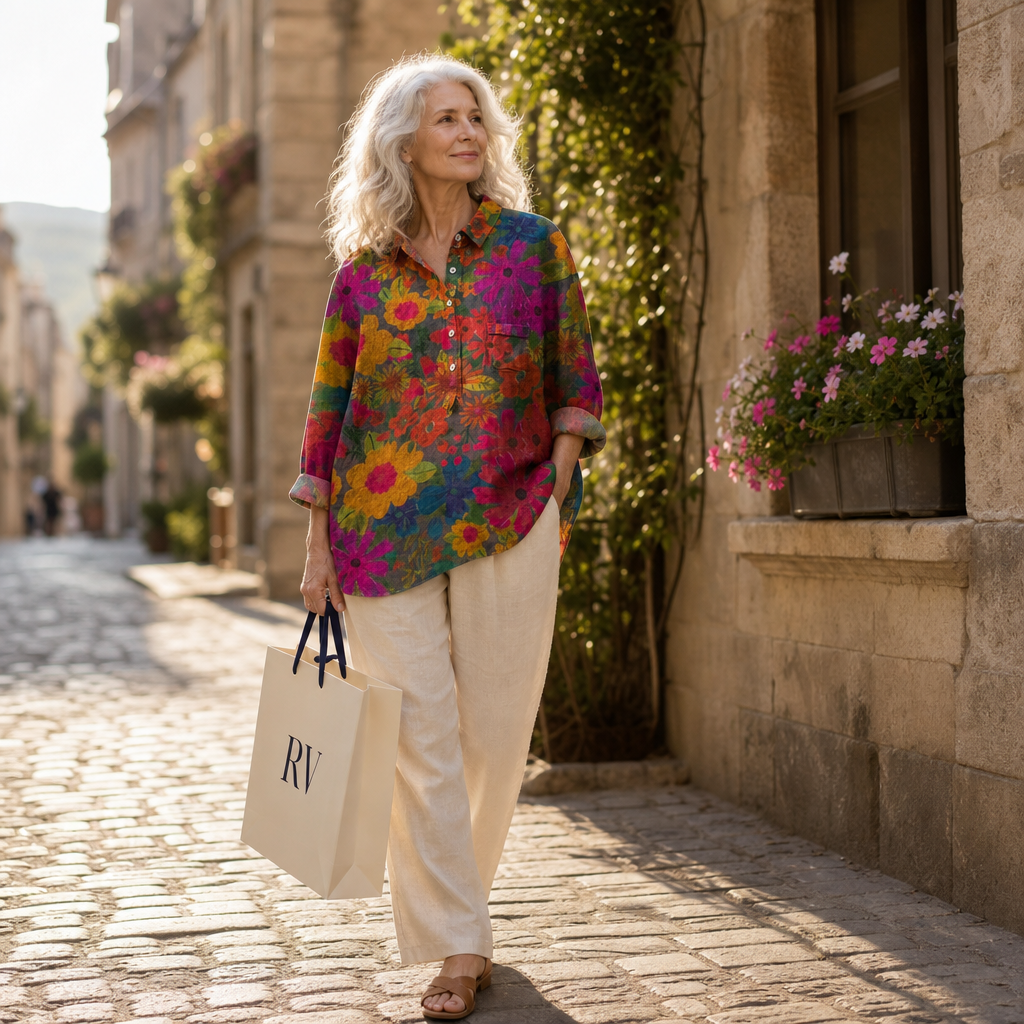 Silvia | Elegante Sommerbluse