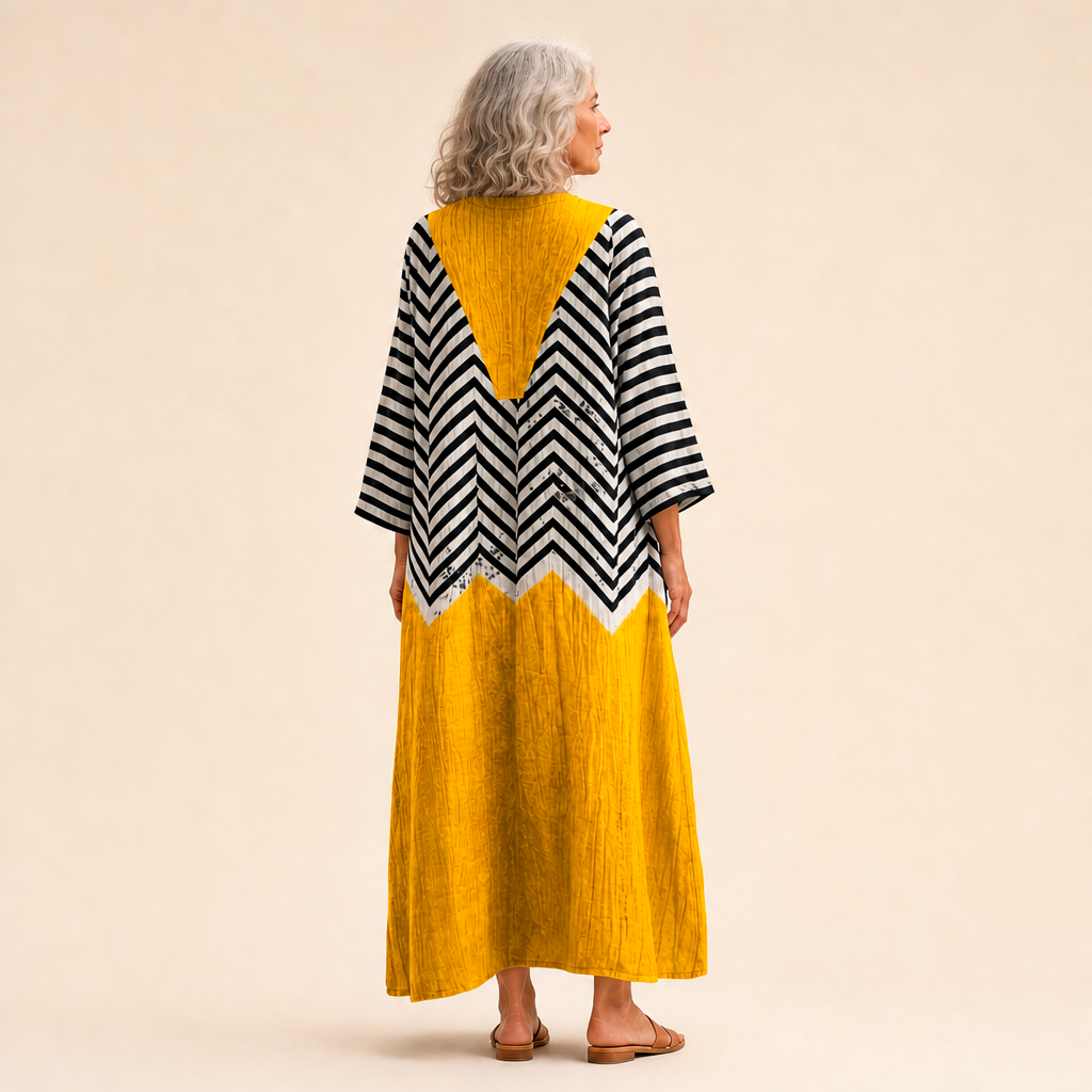 Mia - Fließendes Gedrucktes Sommerkleid