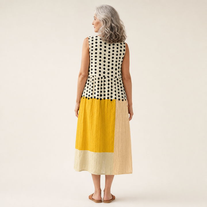 Sybille - Bequeme ärmellose Sommerkleid