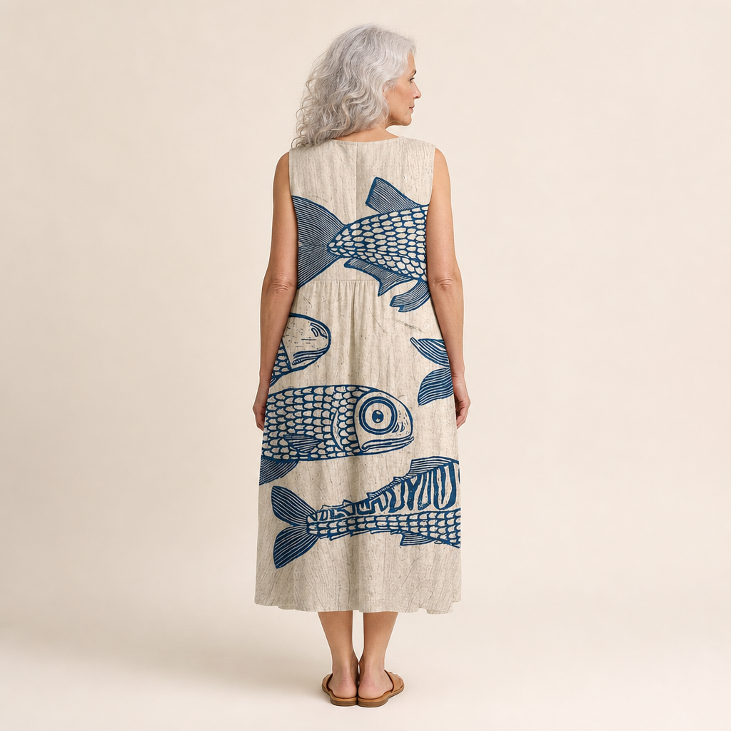 Mathilde - Fließendes und komfortables Kleid
