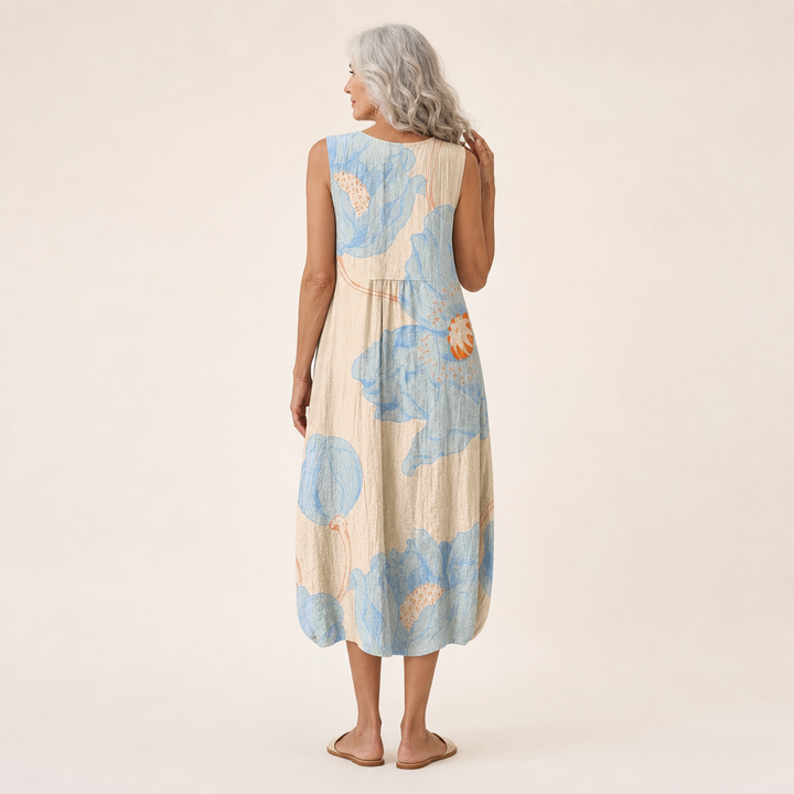 Léontine - Fließendes und komfortables Kleid