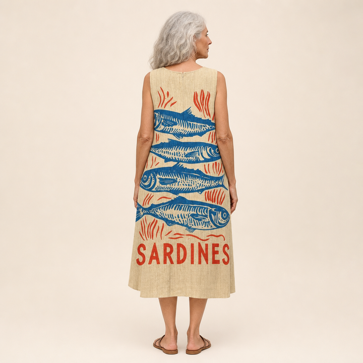 Noémie - Fließendes und bequemes Kleid