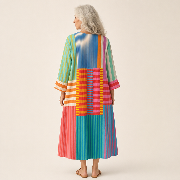 Alix - Flatternde Gedruckte Sommerkleid